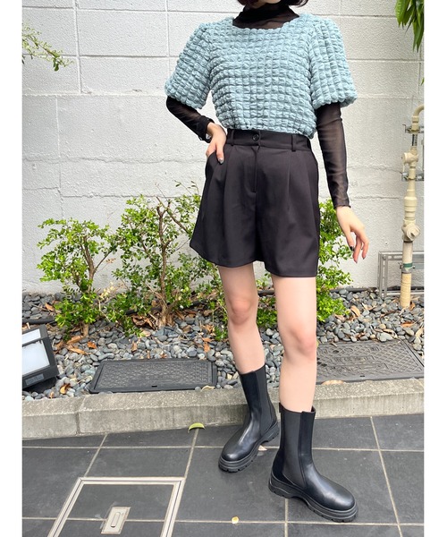 PHILLY(フィリー)の「タックショートパンツ(その他パンツ・レディース・ベージュ/ブラック・FREE)」の16枚目の写真