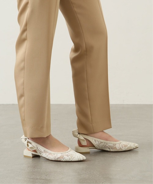 LE TALON（ルタロン）の「ポインテッドレモンレースリボンバックベルト（その他シューズ・レディース・グリーン/アイボリー・23cm/23.5cm/24cm/24.5cm/22.5cm/25cm/22cm）」の12枚目の写真