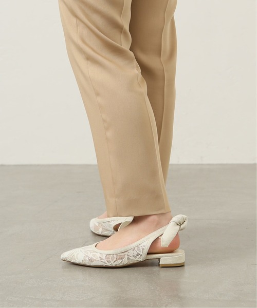 LE TALON（ルタロン）の「ポインテッドレモンレースリボンバックベルト（その他シューズ・レディース・グリーン/アイボリー・23cm/23.5cm/24cm/24.5cm/22.5cm/25cm/22cm）」の16枚目の写真