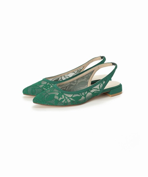 ルタロン POINTED CROCHET LACE SLING ポインテッドエンボス