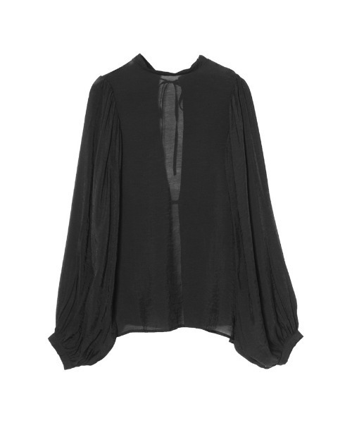 Re:EDIT（リエディ）の「前後2WAYボリュームスリーブシアーブラウス（シャツ/ブラウス・レディース・ブラック/オフホワイト/ピンク/イエロー/グリーン/ブルー・MEDIUM/LARGE）」の10枚目の写真