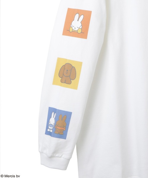 Candy Stripper（キャンディストリッパー）の「MIFFY AND FRIENDS L/S Tシャツ（Tシャツ/カットソー・レディース・オフホワイト/ピンク/ブラック/ライトブルー・2）」の21枚目の写真