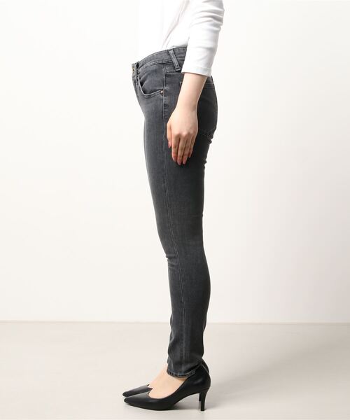 Three Four Time(スリーフォータイム)の「【Fire Service】SKINNY DENIM(デニムパンツ・レディース・ブラック・23)」の2枚目の写真