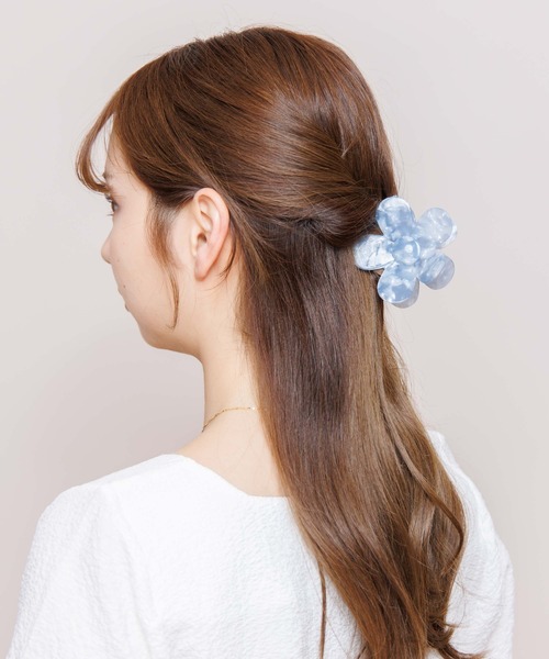 シーブルームクリップ（バレッタ/ヘアクリップ）｜flower