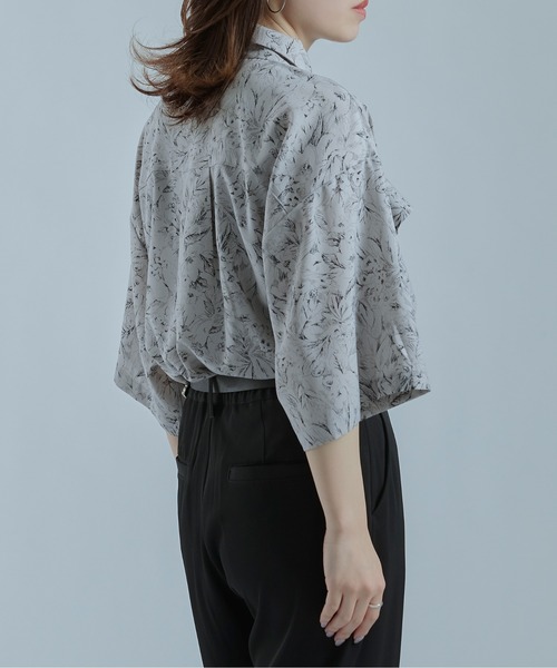 Ellno Loset(エルノロゼット)の「ラッフルタイシャツ(シャツ/ブラウス・メンズ・オフホワイト/グレー系その他/ブラック・MEDIUM/LARGE)」の17枚目の写真