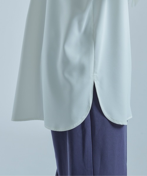 Ellno Loset(エルノロゼット)の「ラッフルタイシャツ(シャツ/ブラウス・メンズ・オフホワイト/グレー系その他/ブラック・MEDIUM/LARGE)」の21枚目の写真