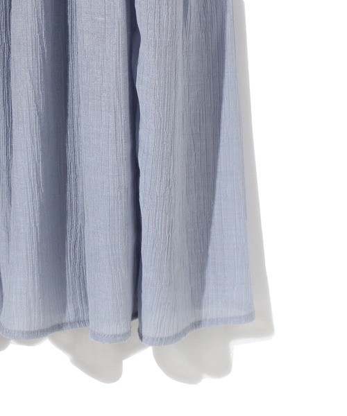 TORTE（トルテ）の「楊柳ティアードノースリワンピース（ワンピース・レディース・ライトグレー/ライトブルー/ブラック/イエロー・FREE）」の12枚目の写真