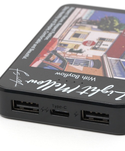 BAYFLOW（ベイフロー）の「【EIZIN SUZUKI×BAYFLOW】モバイルバッテリー（スマホグッズ・レディース・ブラック/ホワイト・0）」の10枚目の写真