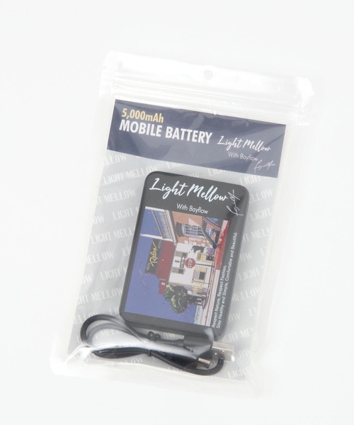 BAYFLOW（ベイフロー）の「【EIZIN SUZUKI×BAYFLOW】モバイルバッテリー（スマホグッズ・レディース・ブラック/ホワイト・0）」の16枚目の写真