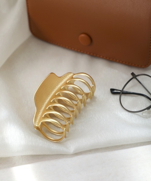 Bab（バブ）の「メタルヘアクリップ（バレッタ/ヘアクリップ・レディース・ゴールド/シルバー・ONESIZE）」の2枚目の写真