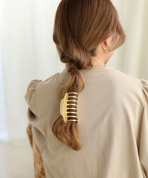 Bab（バブ）の「メタルヘアクリップ（バレッタ/ヘアクリップ・レディース・ゴールド/シルバー・ONESIZE）」の9枚目の写真