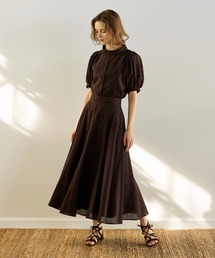 INED | 刺繍レースフレアスカート(スカート)