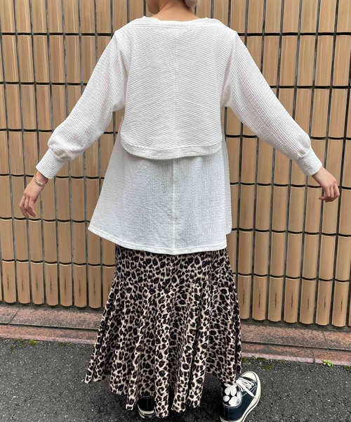 byYOUANCE(バイユアンス)の「マルチWAYカーディガンSETタンクトップ(タンクトップ・レディース・ホワイト/ブラック・FREE)」の5枚目の写真