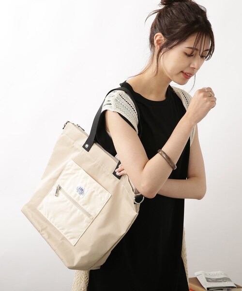 DRESKIP（ドレスキップ）の「◆【Lee】別注 ポケットトートバッグ（トートバッグ・レディース・ブラック/グリーン/グレー・00）」の3枚目の写真