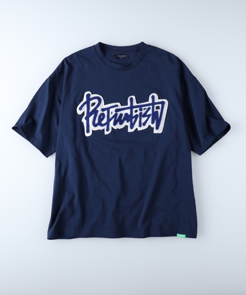 BACK NUMBER（バックナンバー）の「【BACK NUMBER】ストリートプリントＴシャツ（Tシャツ/カットソー・メンズ・オレンジ/グリーン/ネイビー・XL/M/S/L）」の5枚目の写真