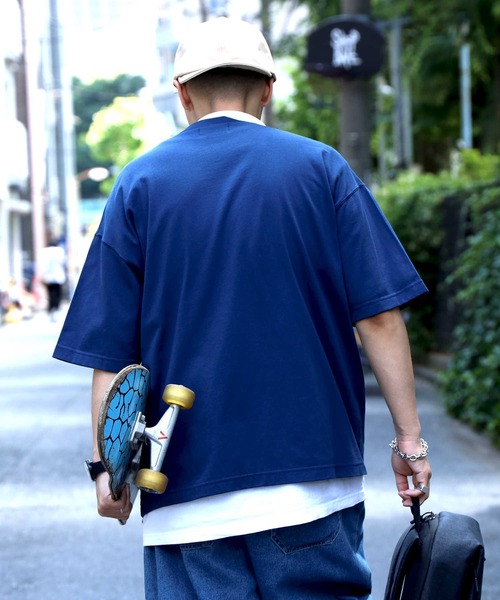 BACK NUMBER（バックナンバー）の「【BACK NUMBER】ストリートプリントＴシャツ（Tシャツ/カットソー・メンズ・オレンジ/グリーン/ネイビー・XL/M/S/L）」の17枚目の写真