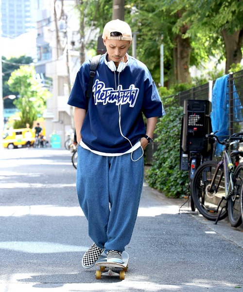 BACK NUMBER（バックナンバー）の「【BACK NUMBER】ストリートプリントＴシャツ（Tシャツ/カットソー・メンズ・オレンジ/グリーン/ネイビー・XL/M/S/L）」の18枚目の写真