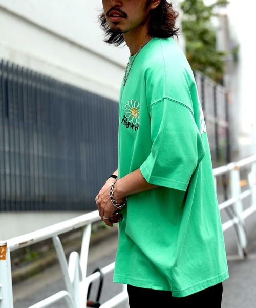 BACK NUMBER（バックナンバー）の「【BACK NUMBER】ストリートプリントＴシャツ（Tシャツ/カットソー・メンズ・オレンジ/グリーン/ネイビー・XL/M/S/L）」の20枚目の写真