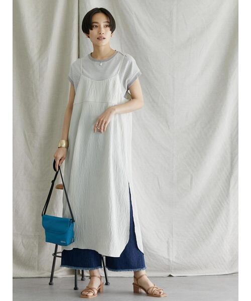 asaminさま専用 olika vintage ワンピース オーバーレースギンガムワンピース - Ank Rouge(アンクルージュ