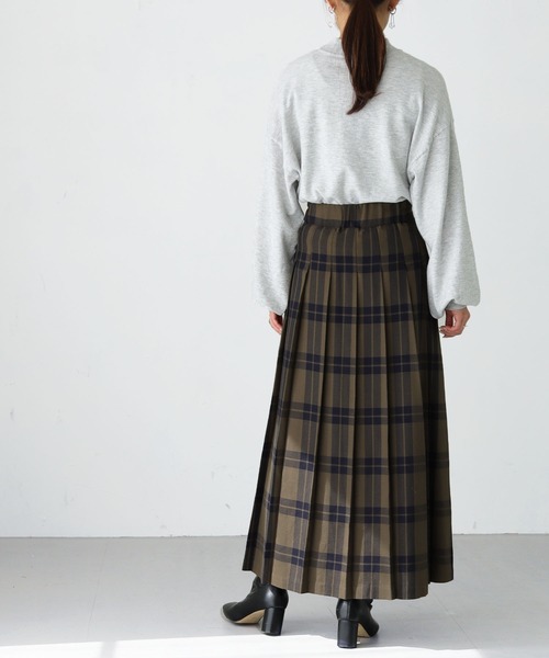 HER CLOSET(ハークローゼット)の「【shemoshelly】WEB限定サスティナブルハイネックニットプルオーバー(Tシャツ/カットソー・レディース・ライトグレー/ライトブルー/ブラック/パープル/ライトグリーン/アイボリー・M)」の14枚目の写真