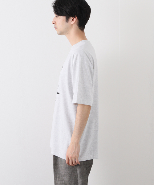 417 EDIFICE(フォーワンセブンエディフィス)の「【Teemu Jarvi / テームヤルヴィ】別注 DOG Tシャツ BEST FRIEND(Tシャツ/カットソー・メンズ・チャコールグレー・MEDIUM/LARGE)」の5枚目の写真