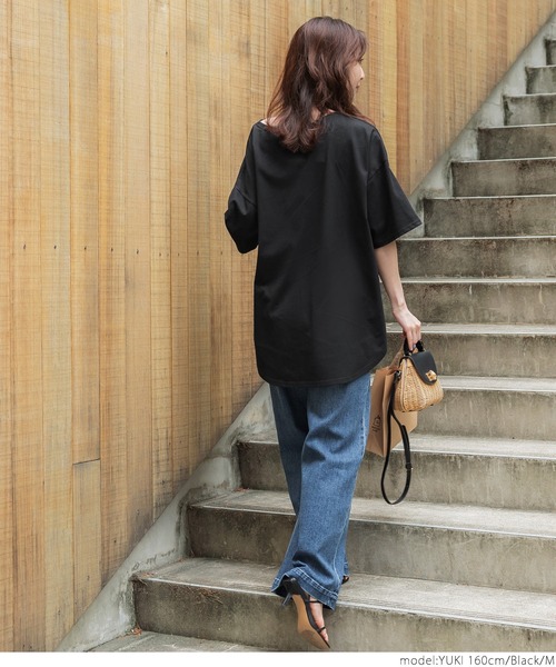 ISOLEX ブラック Tシャツ Y2KクロスウイングビッグT – WEGO ONLINE STORE