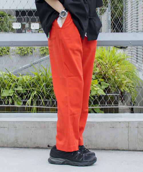 GLOSTER（グロスター）の「【GLOSTER/グロスター】コットンリネン イージーワークパンツ（その他パンツ・メンズ・ベージュ/アイボリー/オリーブ/オレンジ/ネイビー・S/M/L）」の10枚目の写真