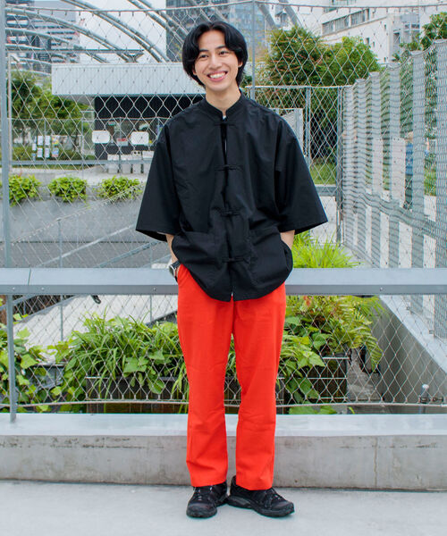 GLOSTER（グロスター）の「【GLOSTER/グロスター】コットンリネン イージーワークパンツ（その他パンツ・メンズ・ベージュ/アイボリー/オリーブ/オレンジ/ネイビー・S/M/L）」の13枚目の写真