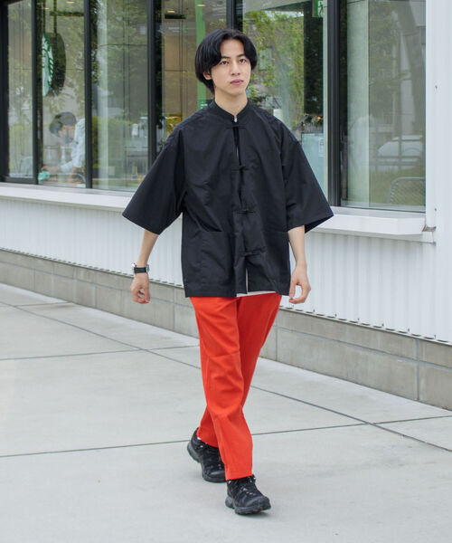 GLOSTER（グロスター）の「【GLOSTER/グロスター】コットンリネン イージーワークパンツ（その他パンツ・メンズ・ベージュ/アイボリー/オリーブ/オレンジ/ネイビー・S/M/L）」の16枚目の写真