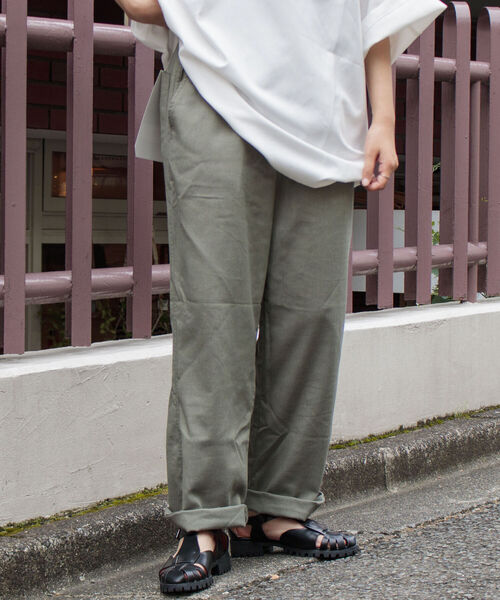 GLOSTER（グロスター）の「【GLOSTER/グロスター】コットンリネン イージーワークパンツ（その他パンツ・メンズ・ベージュ/アイボリー/オリーブ/オレンジ/ネイビー・S/M/L）」の17枚目の写真