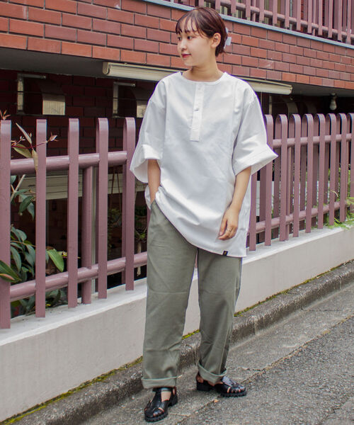 GLOSTER（グロスター）の「【GLOSTER/グロスター】コットンリネン イージーワークパンツ（その他パンツ・メンズ・ベージュ/アイボリー/オリーブ/オレンジ/ネイビー・S/M/L）」の20枚目の写真