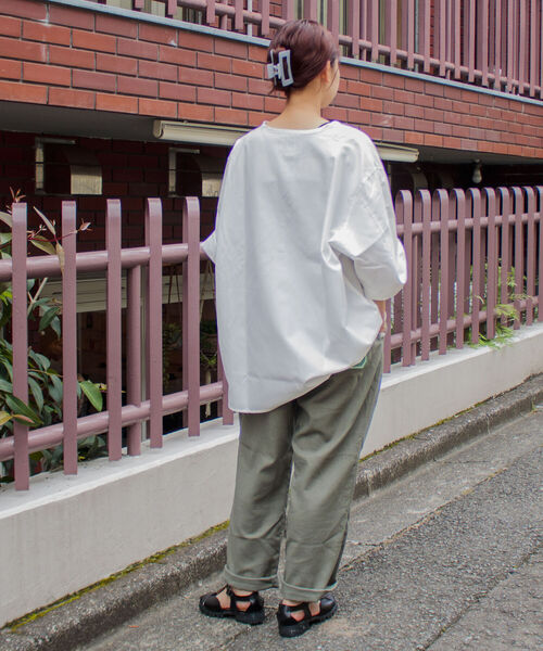 GLOSTER（グロスター）の「【GLOSTER/グロスター】コットンリネン イージーワークパンツ（その他パンツ・メンズ・ベージュ/アイボリー/オリーブ/オレンジ/ネイビー・S/M/L）」の21枚目の写真