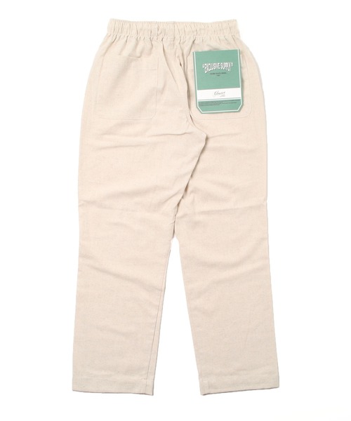 GLOSTER（グロスター）の「【GLOSTER/グロスター】コットンリネン イージーワークパンツ（その他パンツ・メンズ・ベージュ/アイボリー/オリーブ/オレンジ/ネイビー・S/M/L）」の7枚目の写真