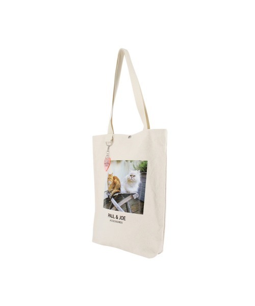PAUL & JOE ACCESSOIRES(ポールアンドジョーアクセソワ)の「PAUL & JOE ACCESSOIRES (ポール&ジョーアクセソワ) キャンバストートバッグ ジプシー&ヌネット PJA-B753 ポールアンドジョー(トートバッグ・レディース・アイボリー/ブラック・FREE)」の11枚目の写真