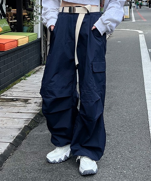 SPINNS（スピンズ）の「【太すぎない細身美シルエット】パラシュート