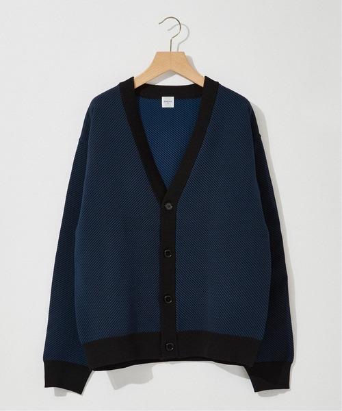 EDIFICE SELECT(エディフィスセレクト)の「スポンディッシュ リラックス ニット カーディガン (ツイル)(カーディガン/ボレロ・メンズ・ベージュ/ネイビー/ブラウン/グレー/グリーン・SMALL/MEDIUM/LARGE)」の6枚目の写真