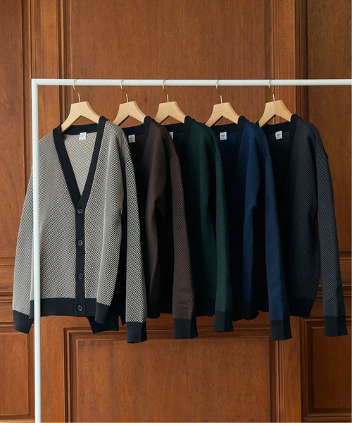 EDIFICE SELECT(エディフィスセレクト)の「スポンディッシュ リラックス ニット カーディガン (ツイル)(カーディガン/ボレロ・メンズ・ベージュ/ネイビー/ブラウン/グレー/グリーン・SMALL/MEDIUM/LARGE)」の16枚目の写真