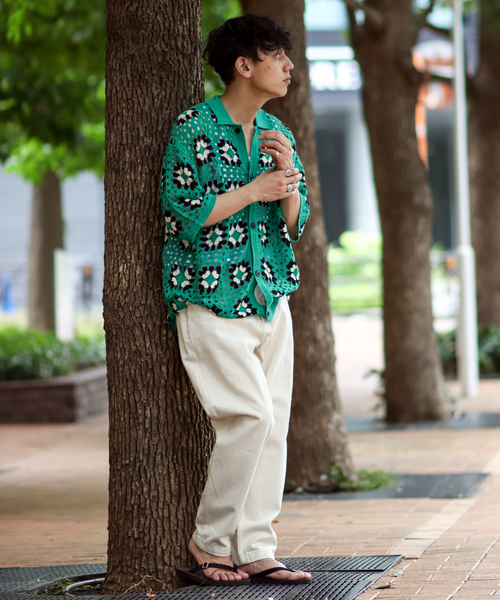 B.C STOCK（ベーセーストック）の「CRH FLOWER CROCHET