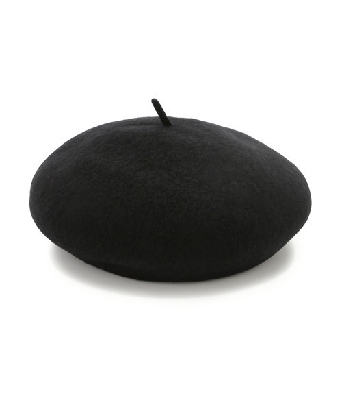 Mila Owen（ミラオーウェン）の「バスクベレー帽（ハンチング/ベレー帽・レディース・グレー/グレイッシュベージュ/ブラック・FREE）」の2枚目の写真