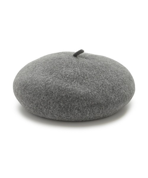 Mila Owen（ミラオーウェン）の「バスクベレー帽（ハンチング/ベレー帽・レディース・グレー/グレイッシュベージュ/ブラック・FREE）」の5枚目の写真