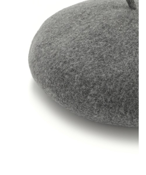 Mila Owen（ミラオーウェン）の「バスクベレー帽（ハンチング/ベレー帽・レディース・グレー/グレイッシュベージュ/ブラック・FREE）」の6枚目の写真