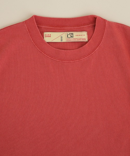 NANO universe（ナノユニバース）の「LB.03/ピグメントクルーネック5分袖Tシャツ（Tシャツ/カットソー・メンズ・ベージュ/レッド/ターコイズブルー/イエロー/グリーン・S/M/L）」の7枚目の写真
