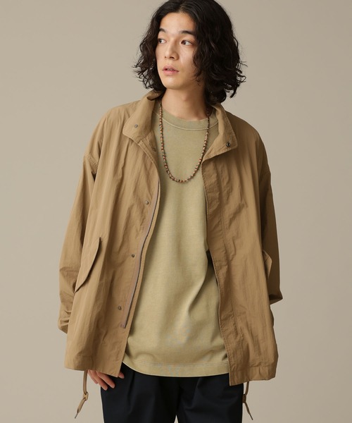 NANO universe（ナノユニバース）の「LB.03/ピグメントクルーネック5分袖Tシャツ（Tシャツ/カットソー・メンズ・ベージュ/レッド/ターコイズブルー/イエロー/グリーン・S/M/L）」の16枚目の写真