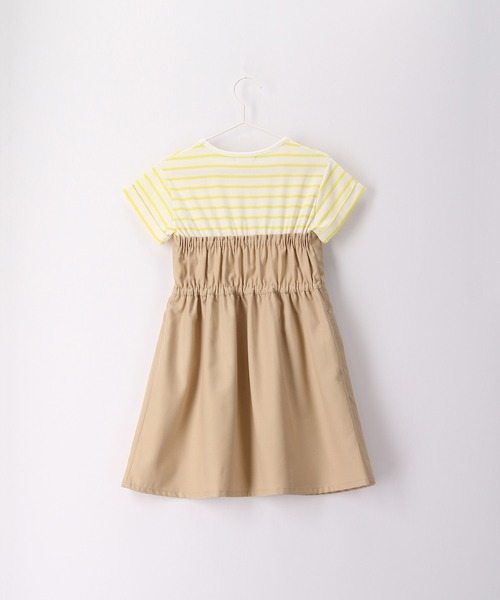 ROPE' PICNIC（ロペピクニック）の「【KIDS】マリン風釦ディテールドッキングワンピース（ワンピース・キッズ・ベージュ/パープル・110/120/130/140）」の17枚目の写真