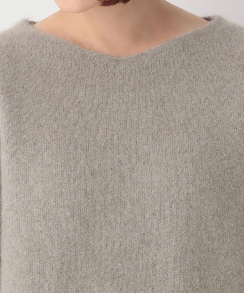 A part by(アパートバイ)の「【2WAY仕様】7GCNラクーン2WAYプルオーバー 281853(ニット/セーター・レディース・ライトグレー/ブラウン/ベージュ/ブルー/ライトパープル・FREE)」の20枚目の写真