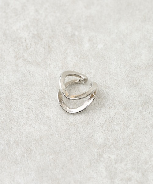 BEARDSLEY(ビアズリー)の「ダブルラインイヤーカフ(イヤーカフ・レディース・シルバー/ゴールド・FREE)」の1枚目の写真