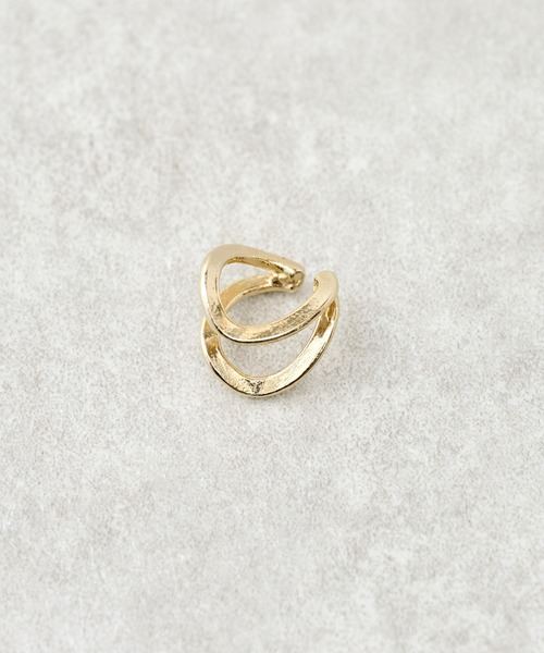 BEARDSLEY(ビアズリー)の「ダブルラインイヤーカフ(イヤーカフ・レディース・シルバー/ゴールド・FREE)」の3枚目の写真