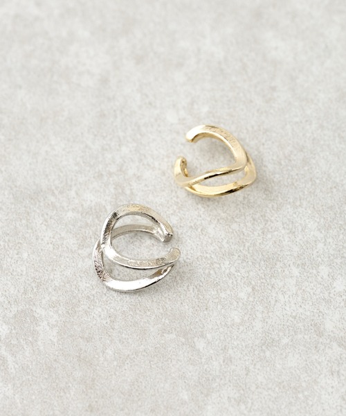 BEARDSLEY(ビアズリー)の「ダブルラインイヤーカフ(イヤーカフ・レディース・シルバー/ゴールド・FREE)」の7枚目の写真