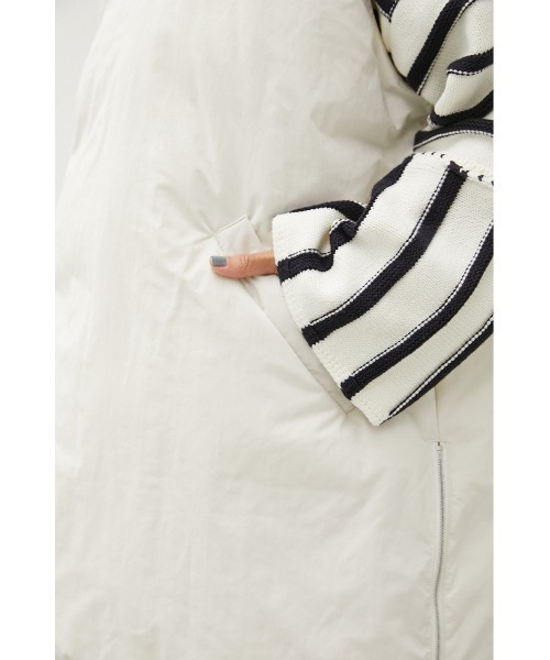 crie conforto(クリーコンフォルト)の「ステッチレス中綿ベスト(ダウンベスト・レディース・アイボリー/カーキ・SMALL/MEDIUM)」の10枚目の写真