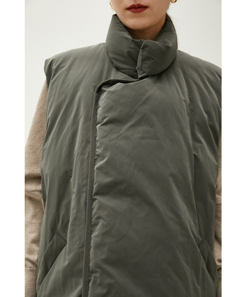 crie conforto(クリーコンフォルト)の「ステッチレス中綿ベスト(ダウンベスト・レディース・アイボリー/カーキ・SMALL/MEDIUM)」の17枚目の写真